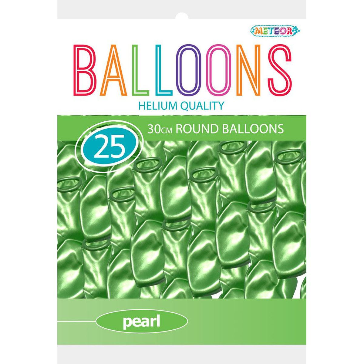 Balloons Pearl Lime Green 30cm 25pc
