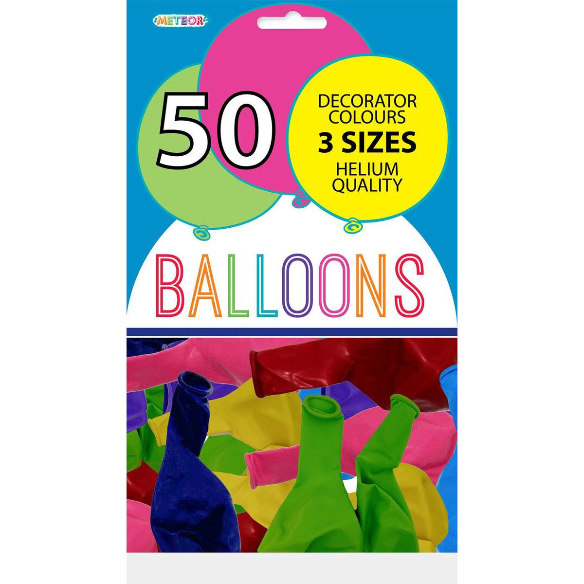 50 Balloons - Asst Sizes