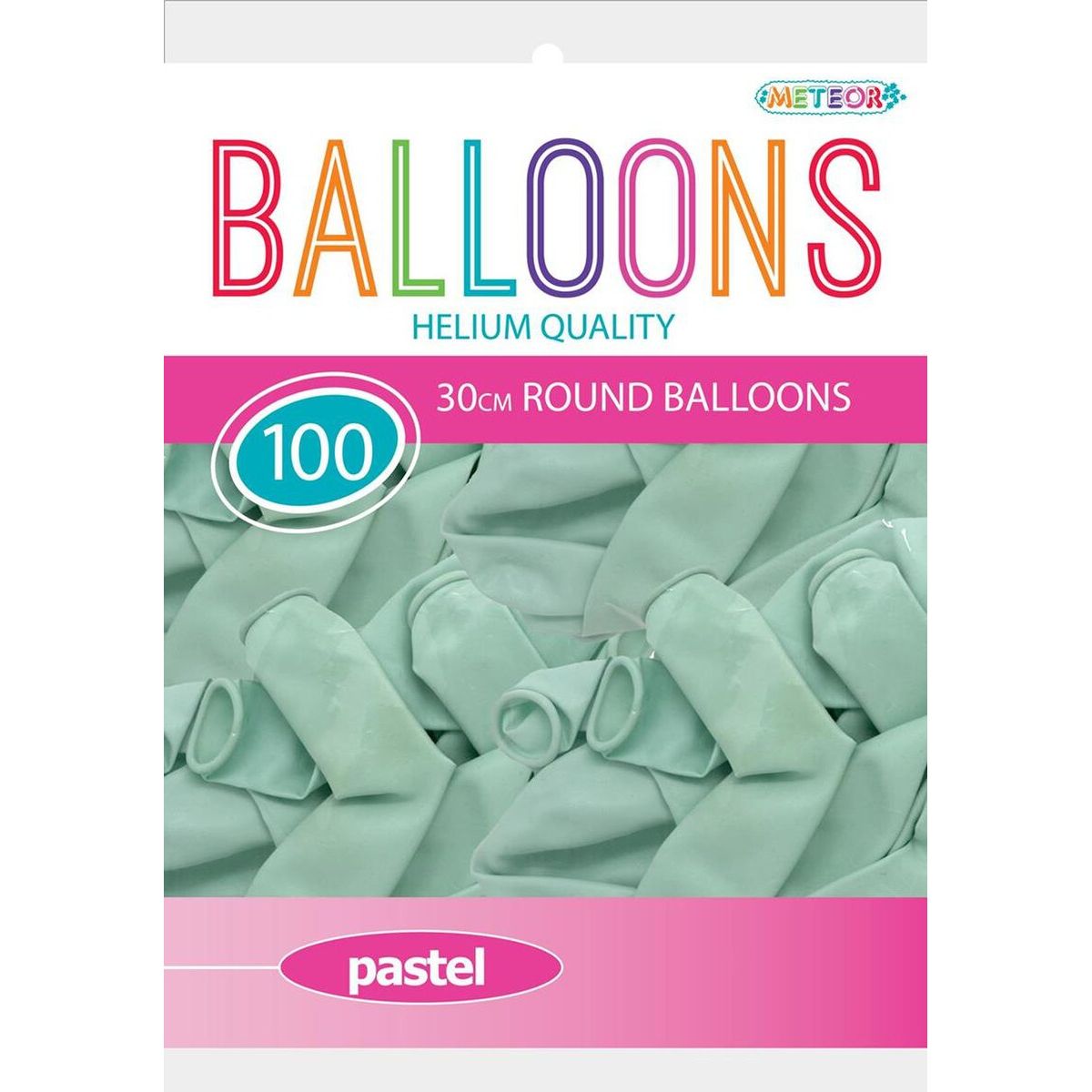 Latex Balloons Macaron - Pastel Tiffany Blue