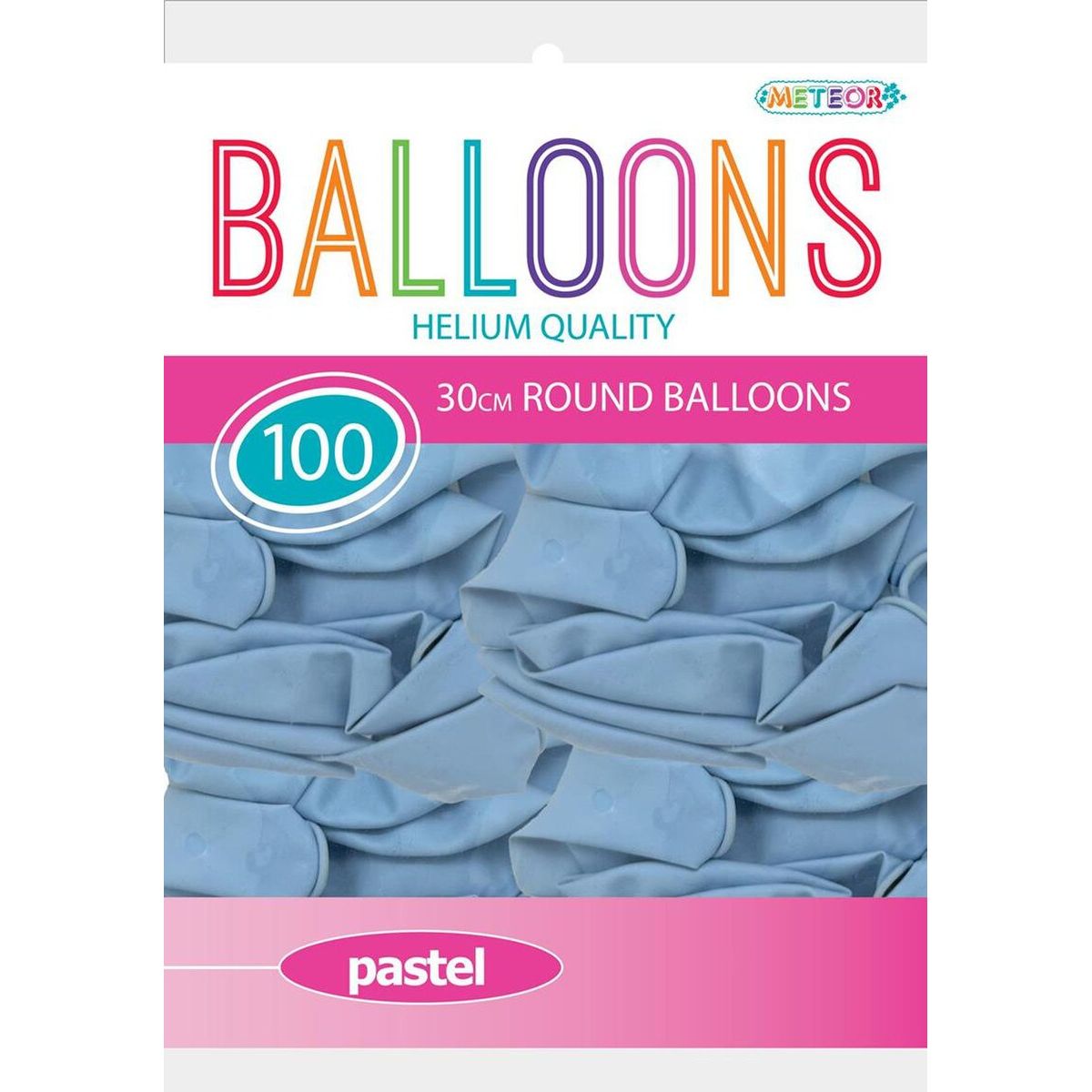 Macaron Balloons -  Pastel Blue - Dollars and Sense