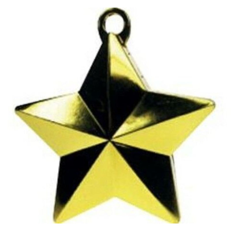 Glitz Star Balloon Weight - Gold - Dollars and Sense
