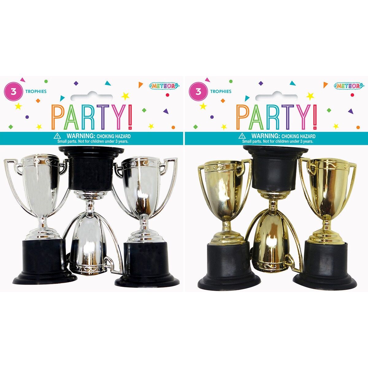 Trophies Silver or Gold - Party Favors