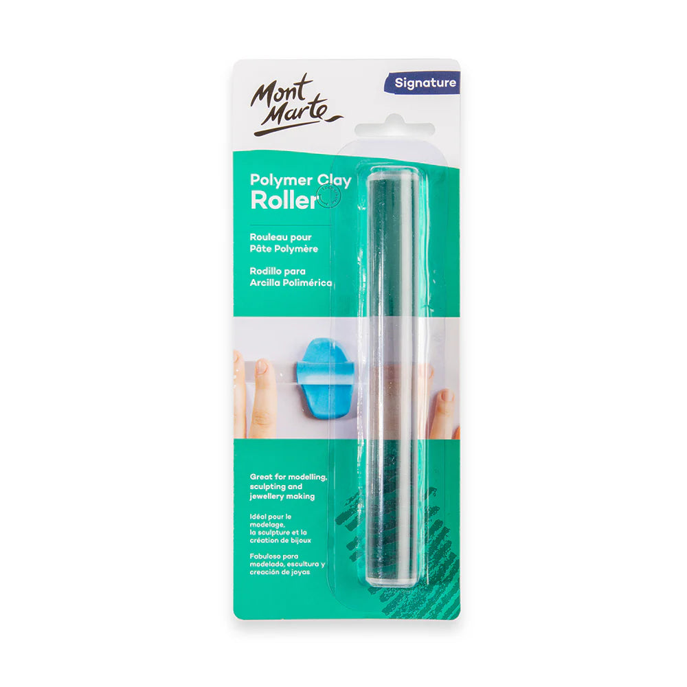 Monte Marte Polymer Clay Roller - Clear Acrylic - Dollars and Sense