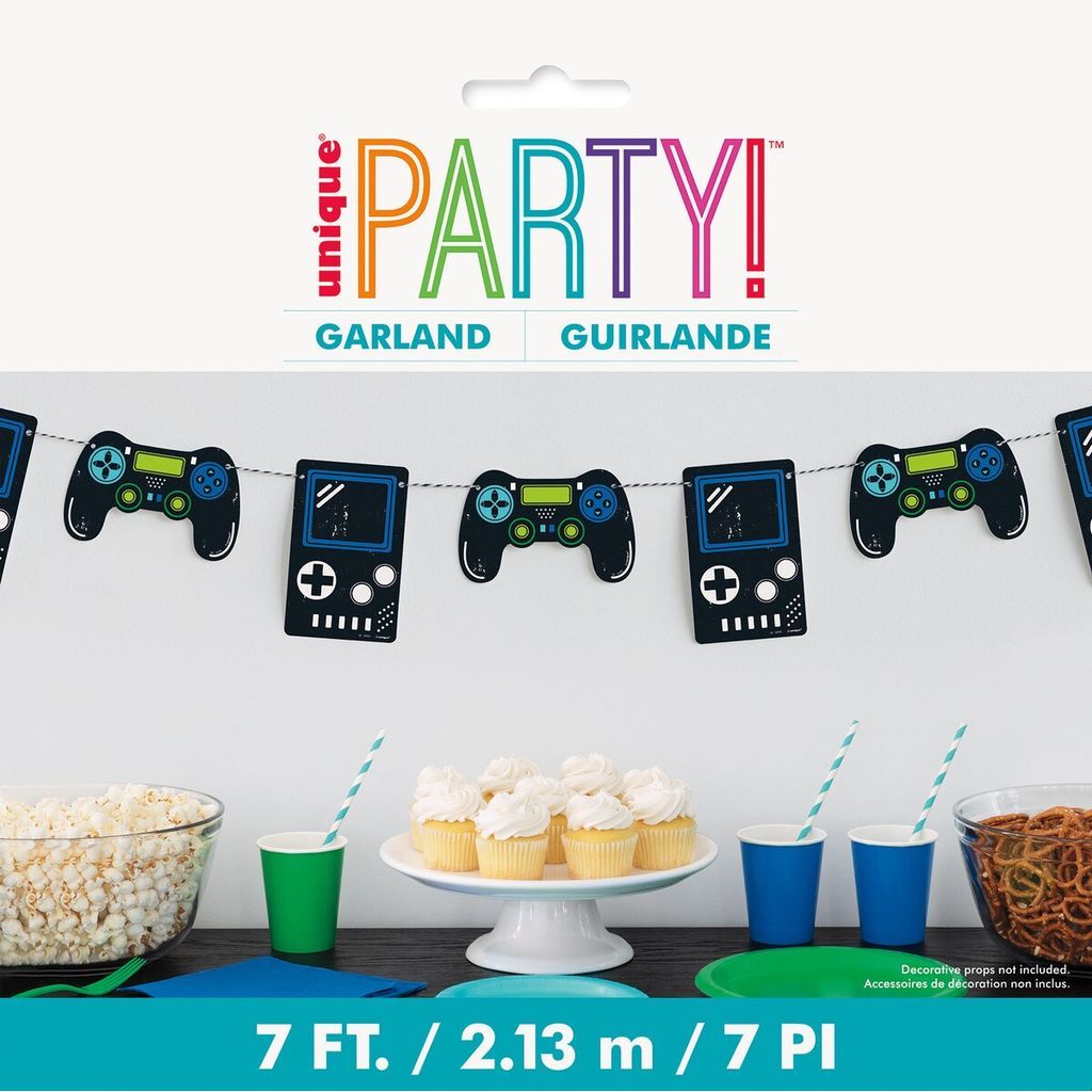 Gamer Birthday - Garland - Dollars and Sense