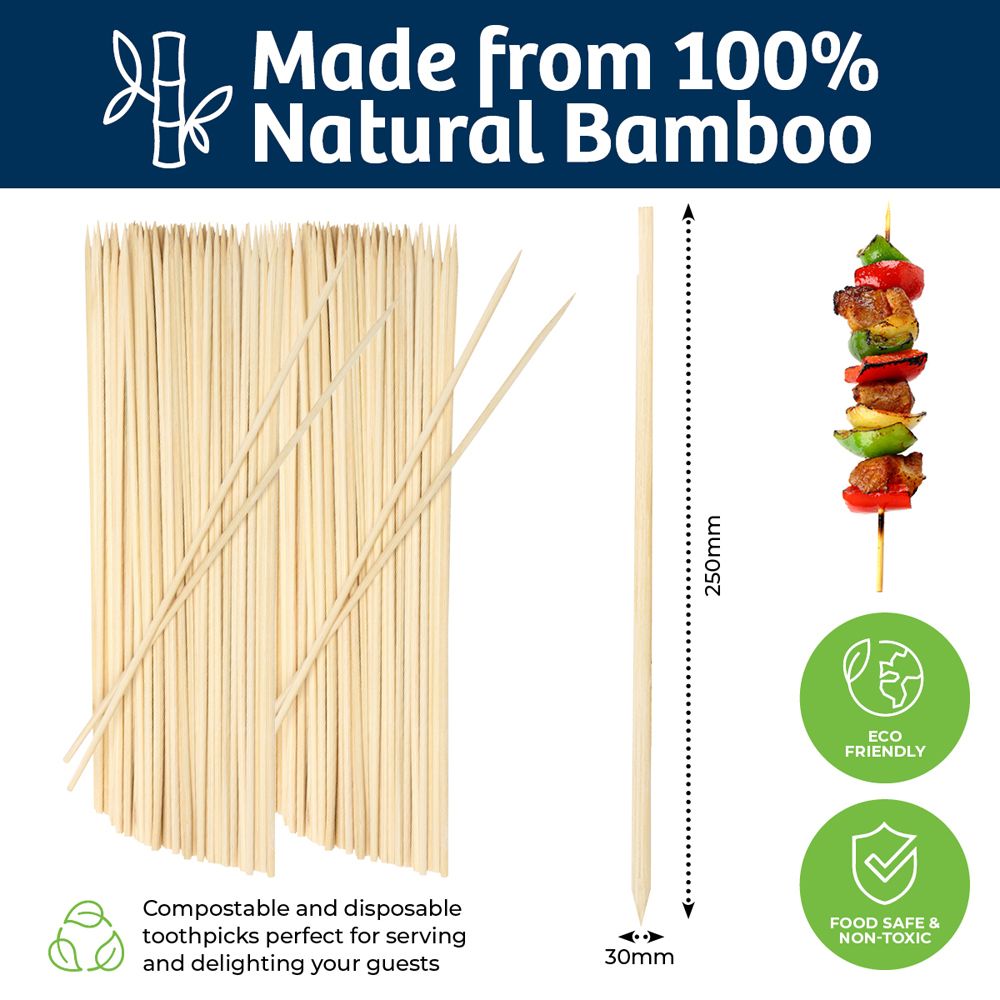 Food Skewers - Bamboo - Dollars and Sense