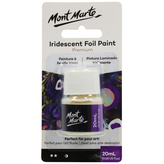 Mont Marte Premium Iridescent Foil Paint 20ml - Dollars and Sense