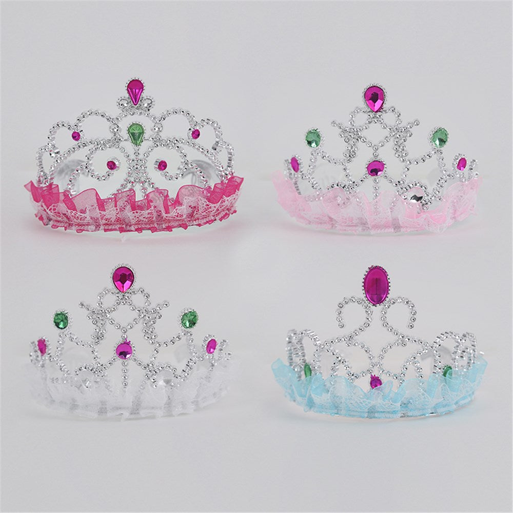 Princess Tiara with Lace - Assorted