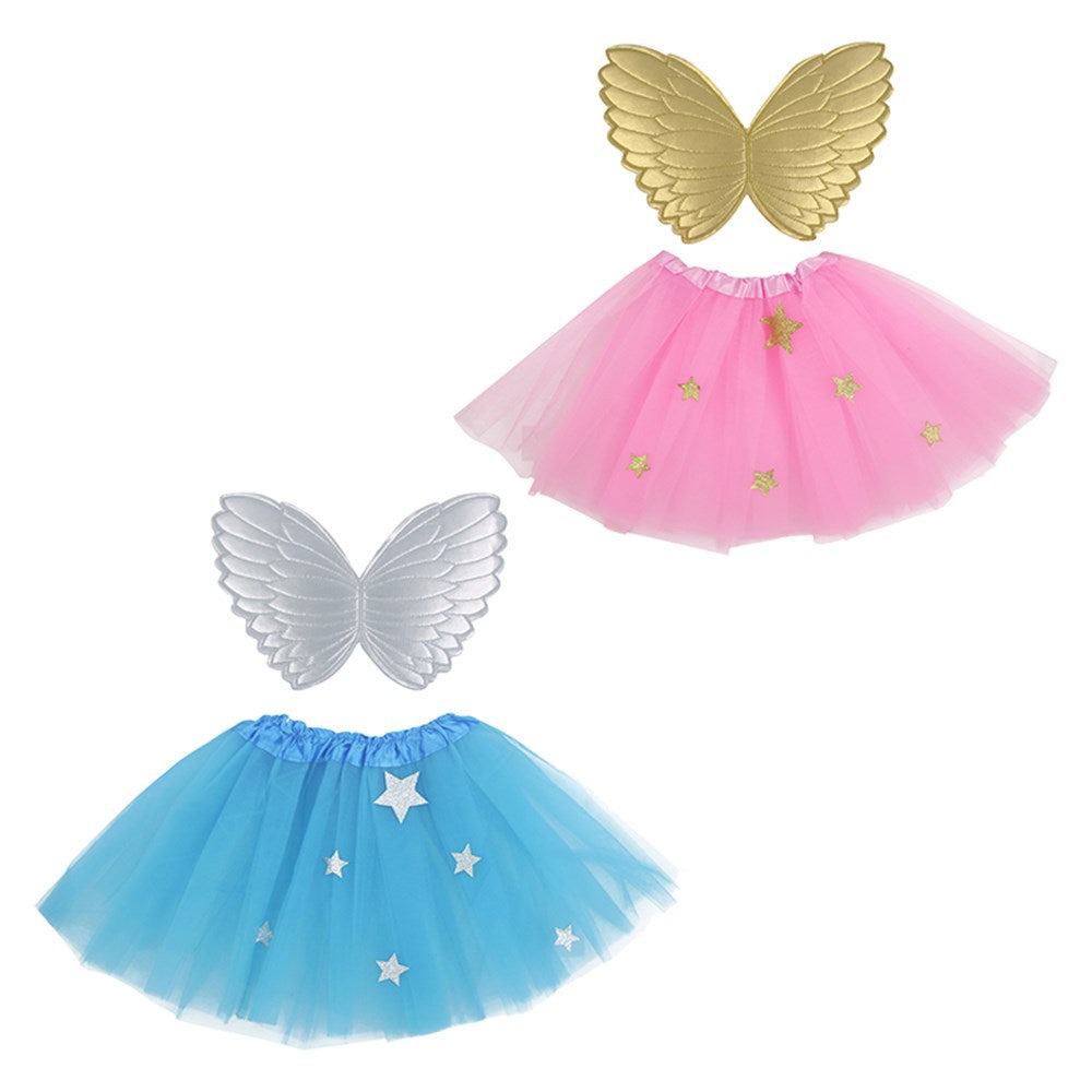Fairy Wings & Tutu Set - Assorted