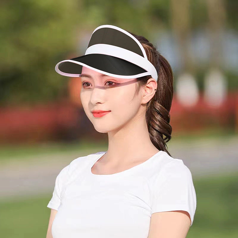 Sun Visor Party Hat-Black