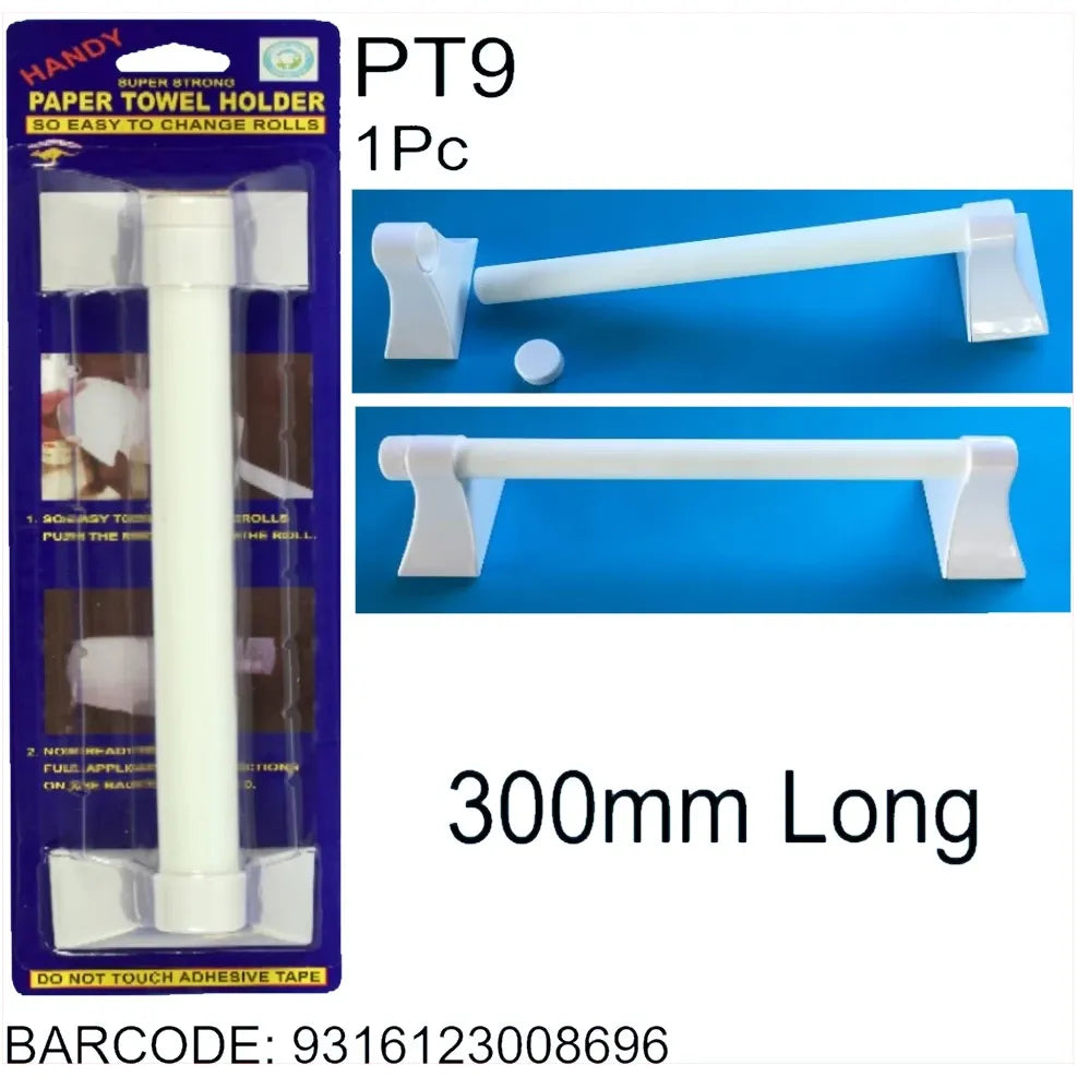 Paper Towel Holder - Easy Pull-Out Rod - Dollars and Sense