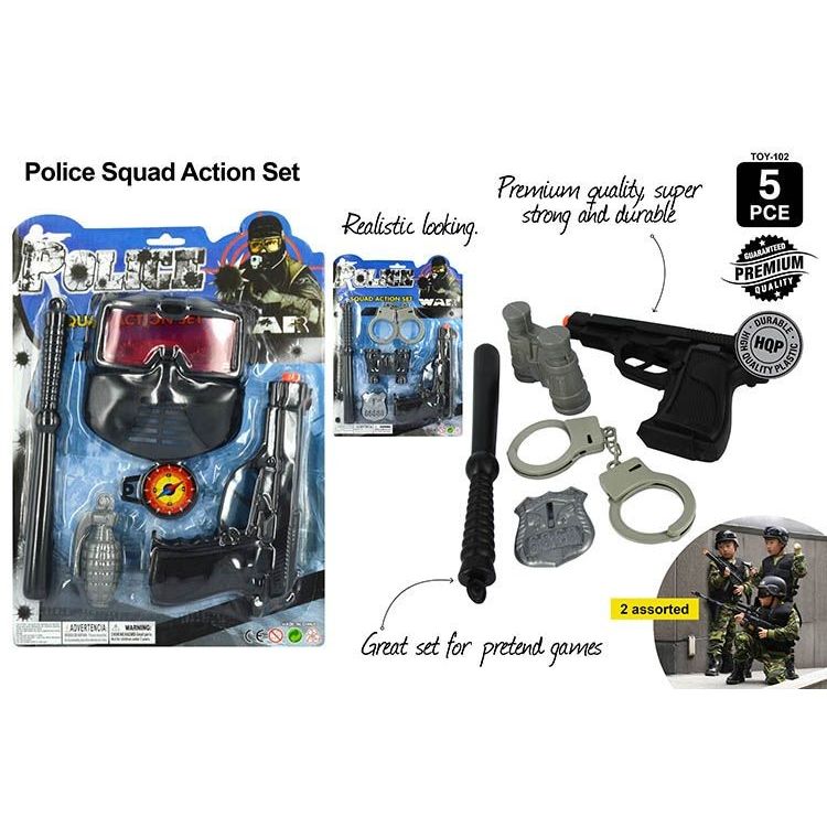 Police SWAT Playset 5pce - Dollars and Sense