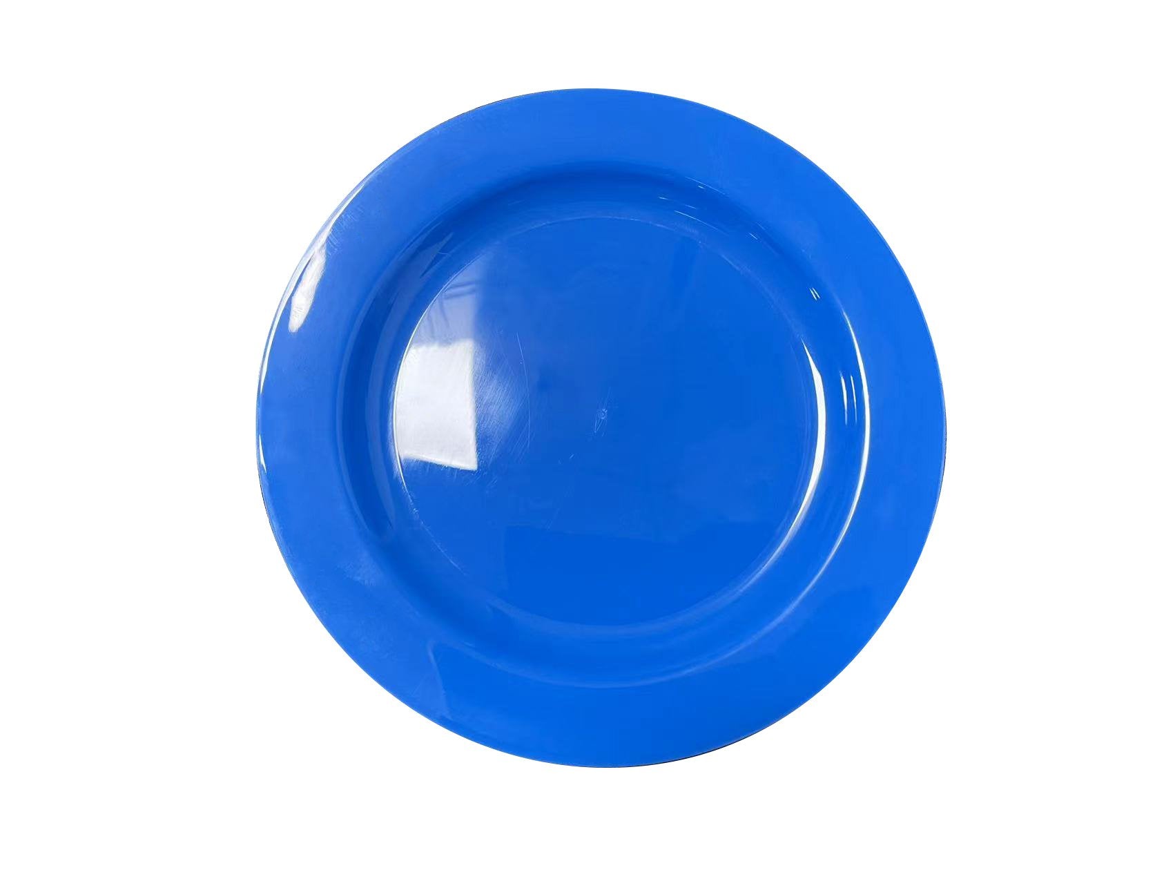 230mm Reusable Dinner Plate Blue Pk10