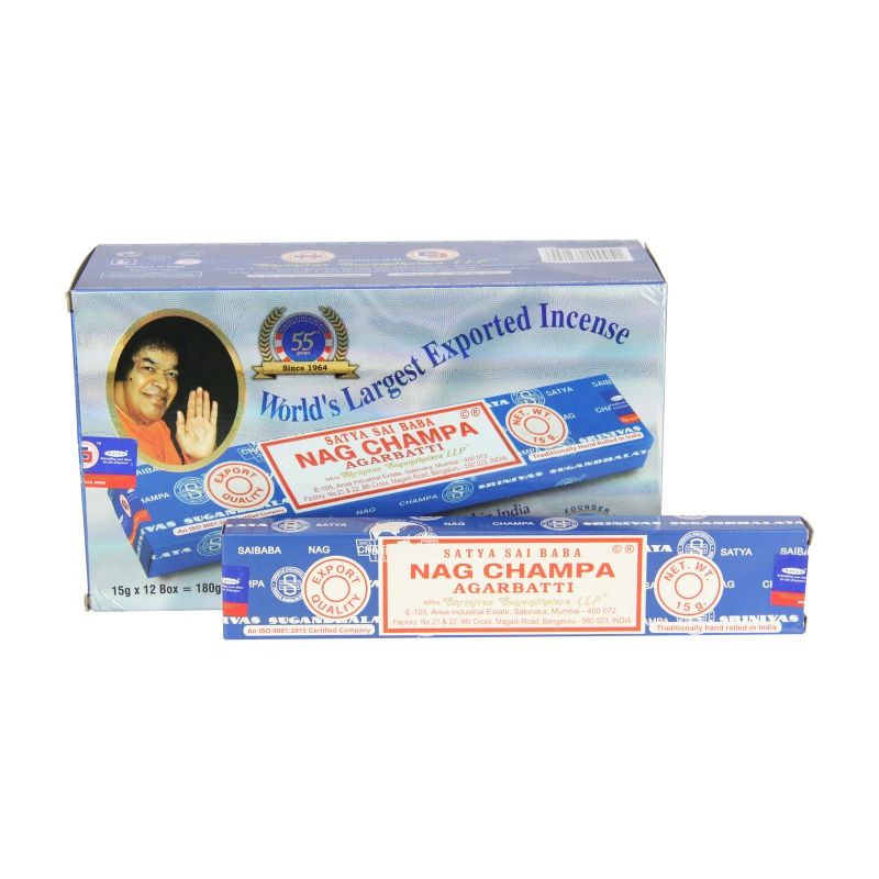 Satya Nag Champa Incense 15grams SKU SATNAG - Dollars and Sense