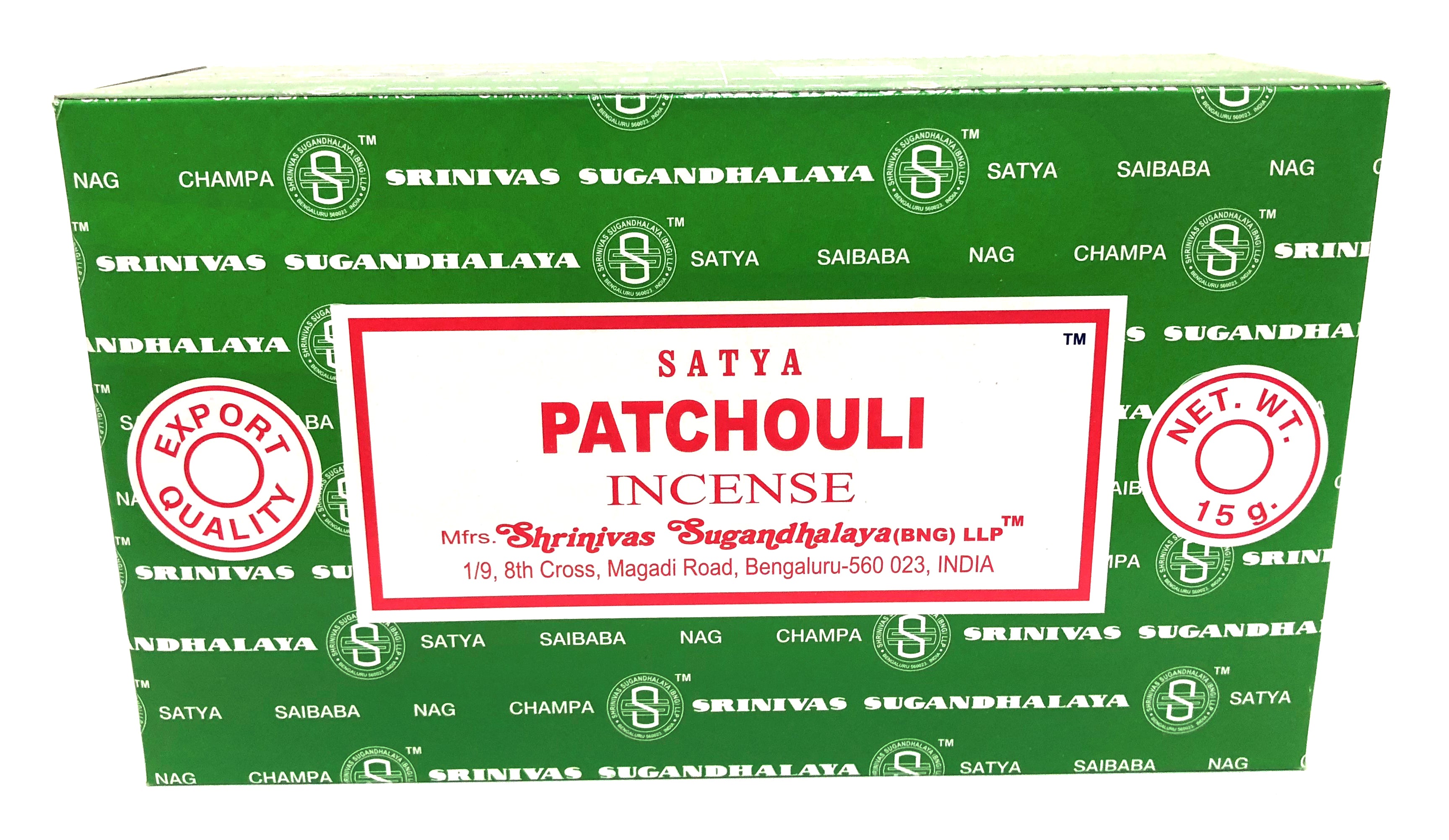 Satya Incense Patchouli 15GM