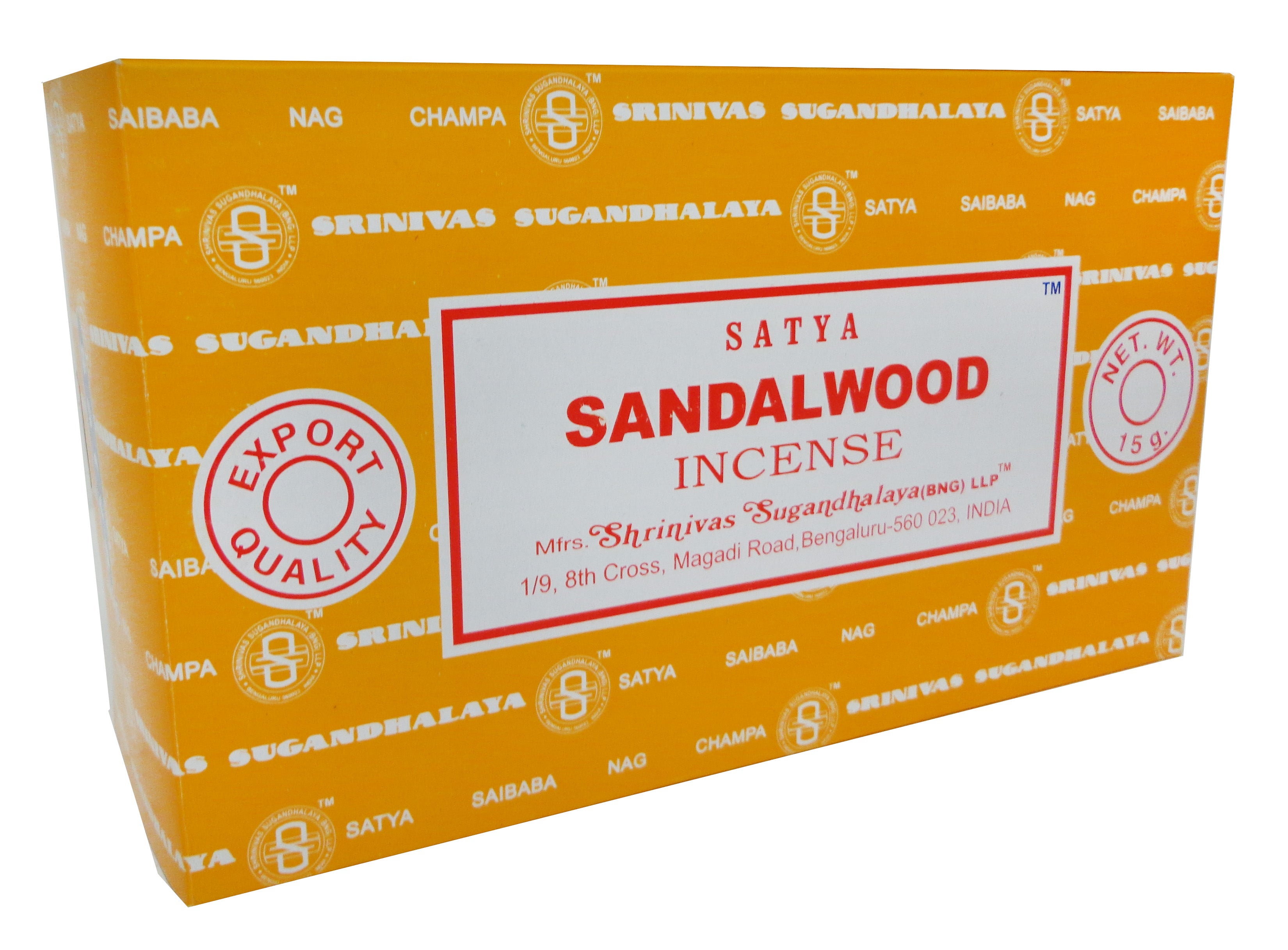 Satya Incense Sandalwood 15GM