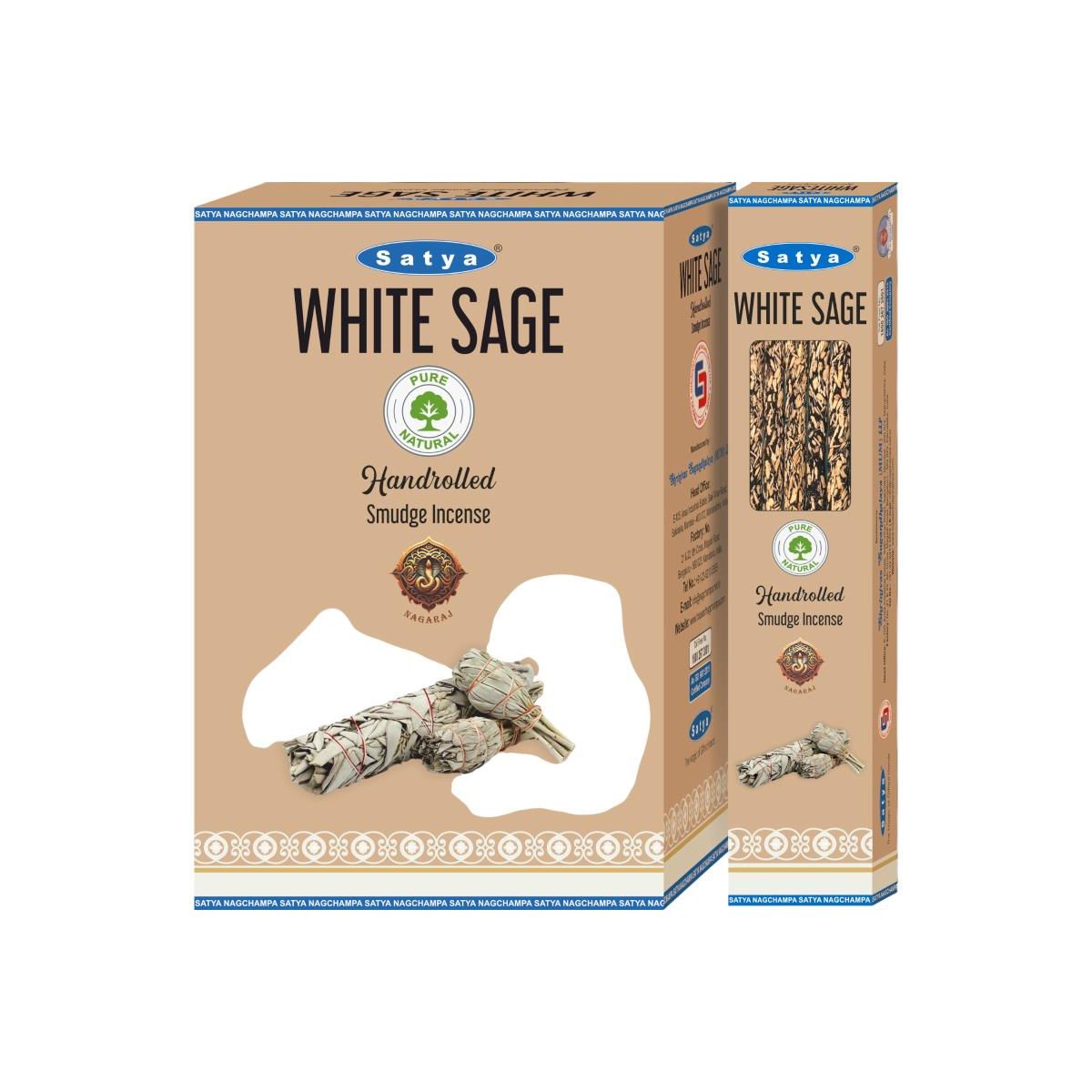 Satya Smudge White Sage Incense Sticks SKU SATSMWSG - Dollars and Sense