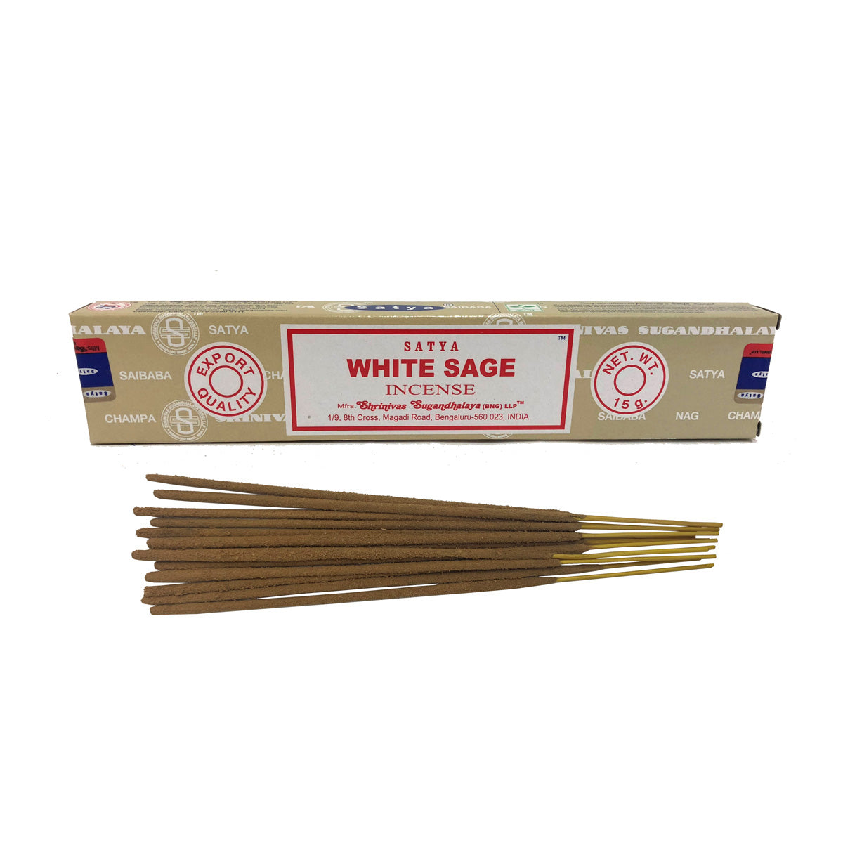 Satya Incense White Sage 15GM