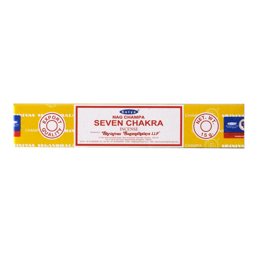 Incense Satya - Seven Chakra - Dollars and Sense