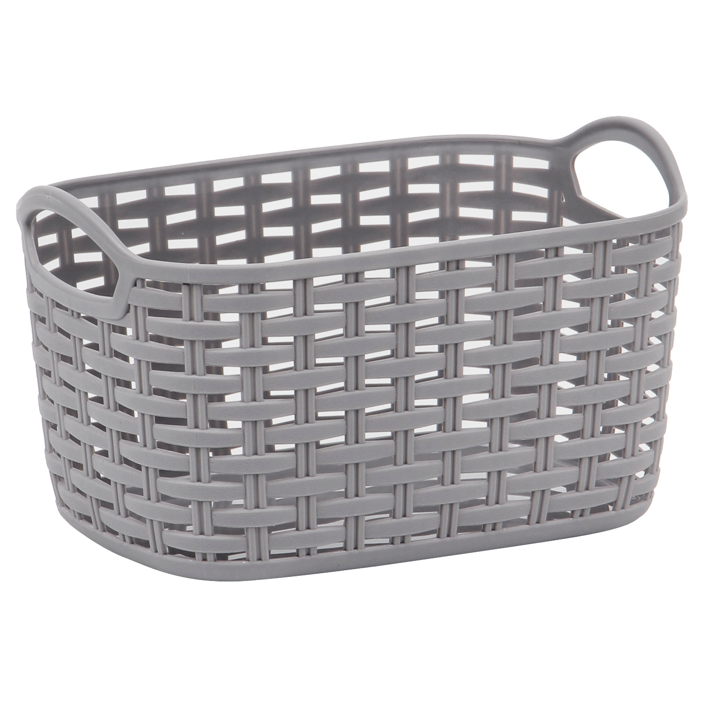 Rattan Basket - Rectangular DISC - Dollars and Sense