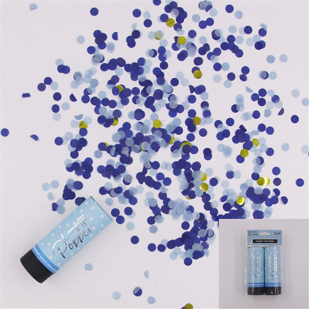 Confetti Poppers - Blue