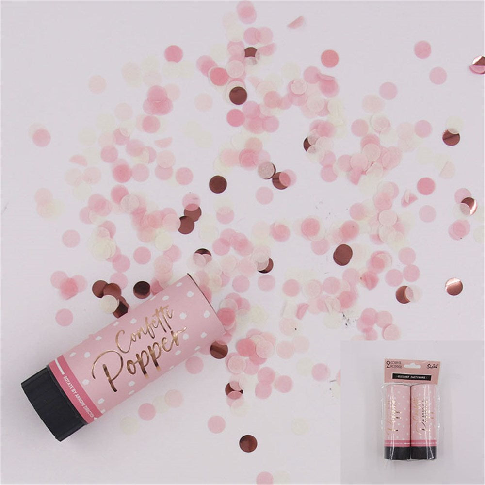 Confetti Poppers - Pink Champagne