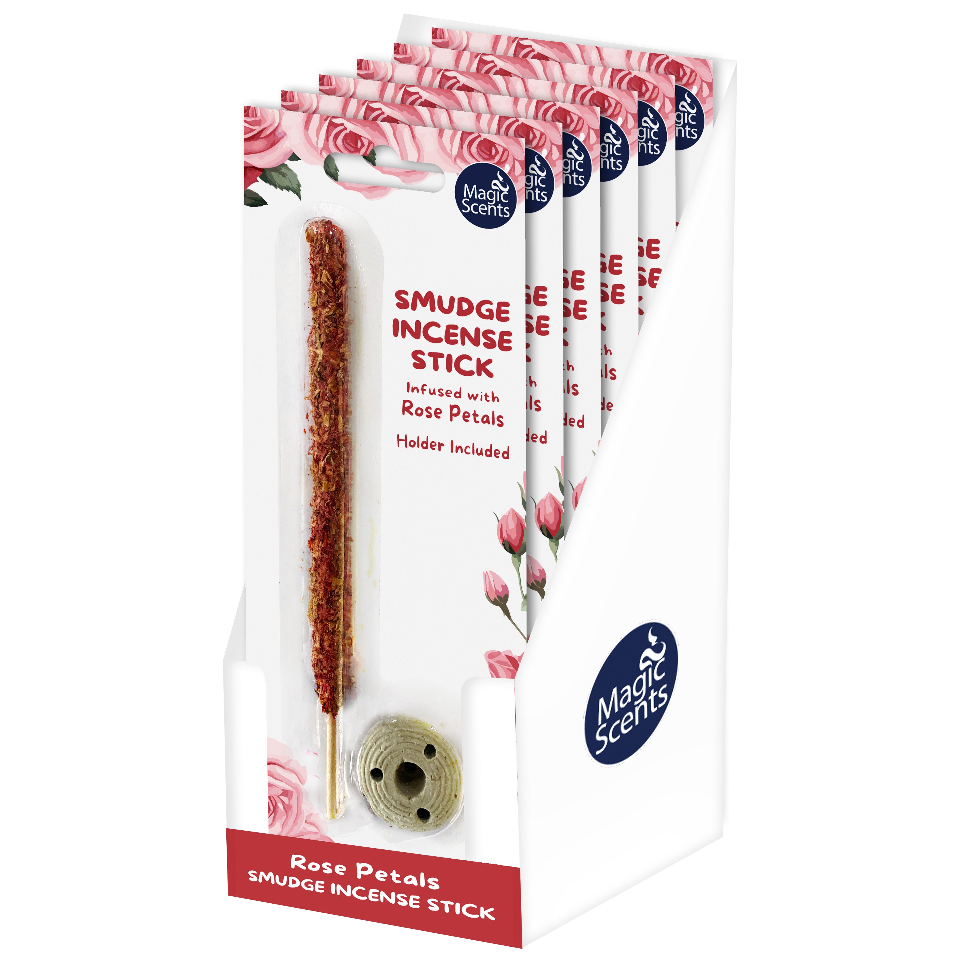 Magic Scents Smudge Incense with Rose Petals