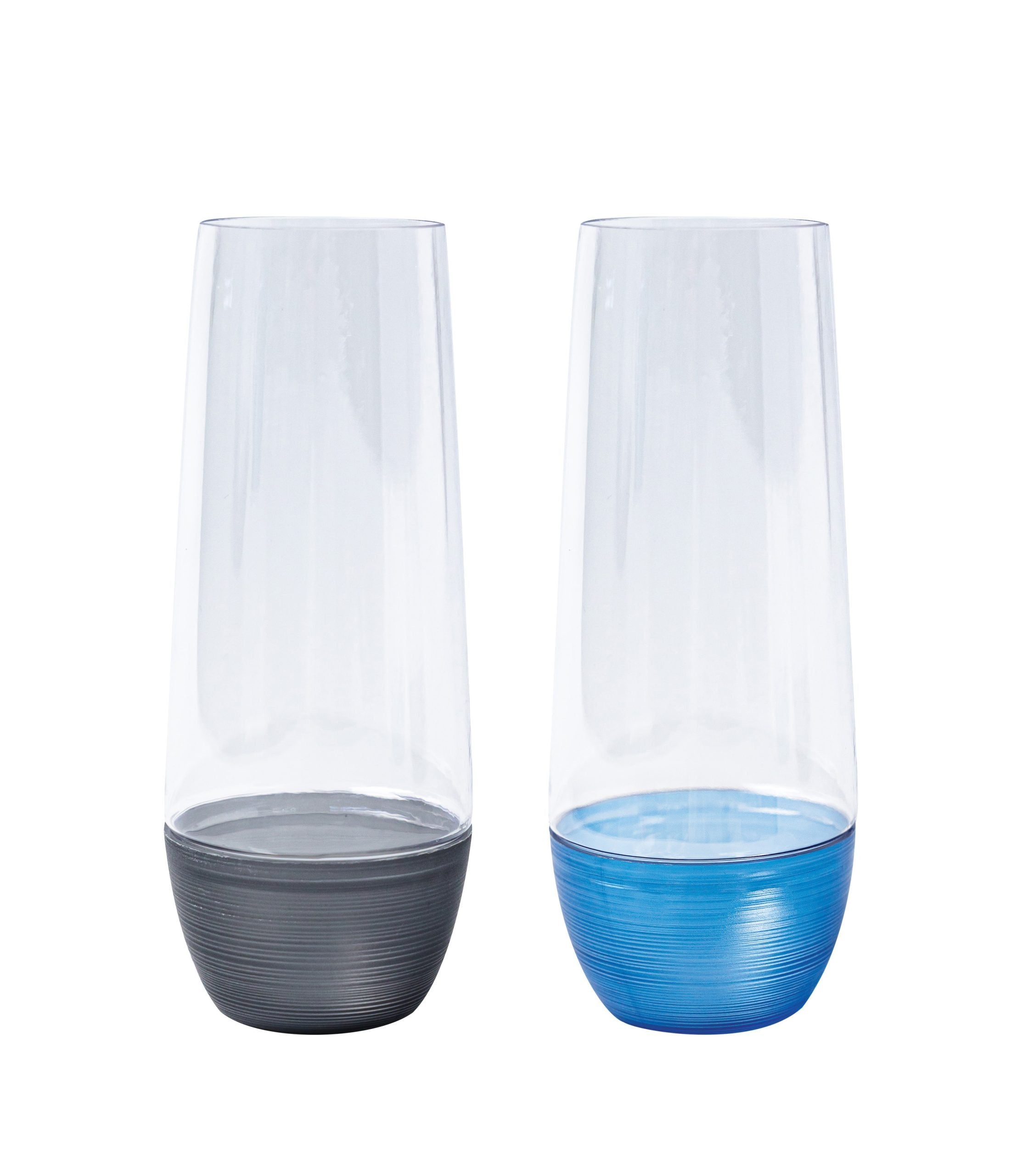 250mL Stemless Champagne Glass Asst Cols Pk1