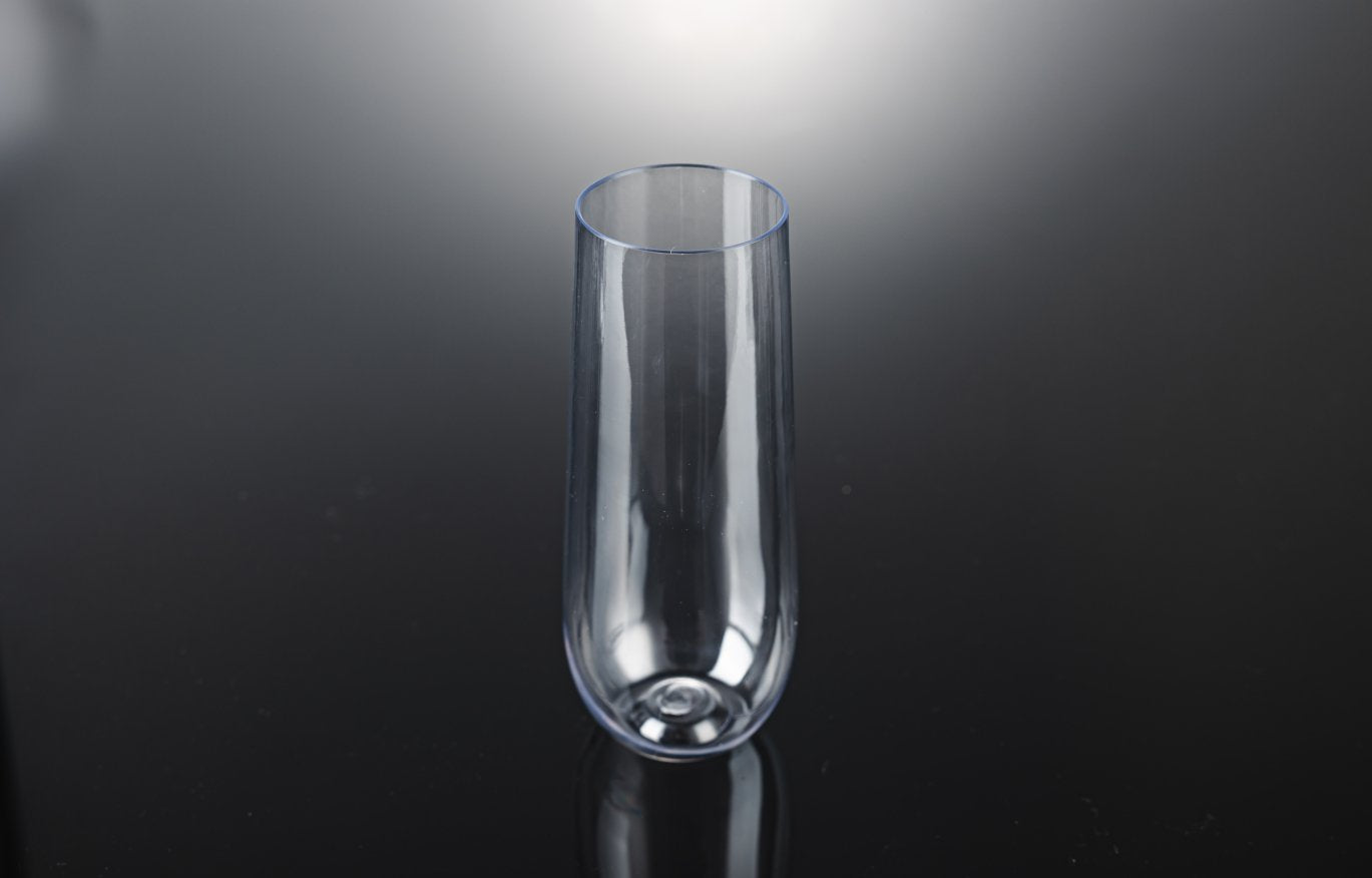 250ml Stemless Champagne Glass Clear Pk4