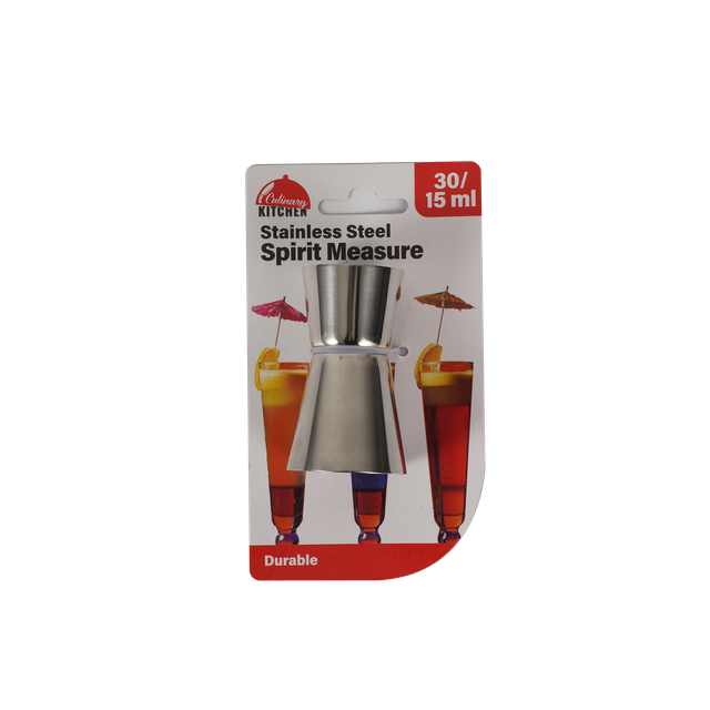 Spirits Measure - Stainless Steel - Dollars and Sense