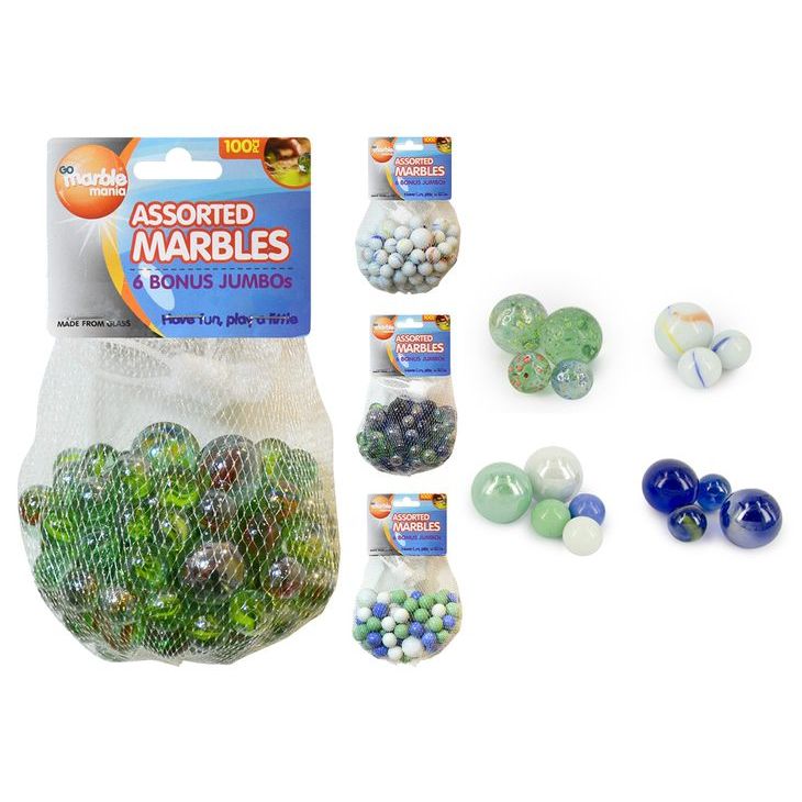Marbles with 6 Bonus Jumbos SKU TOY-012 - Dollars and Sense