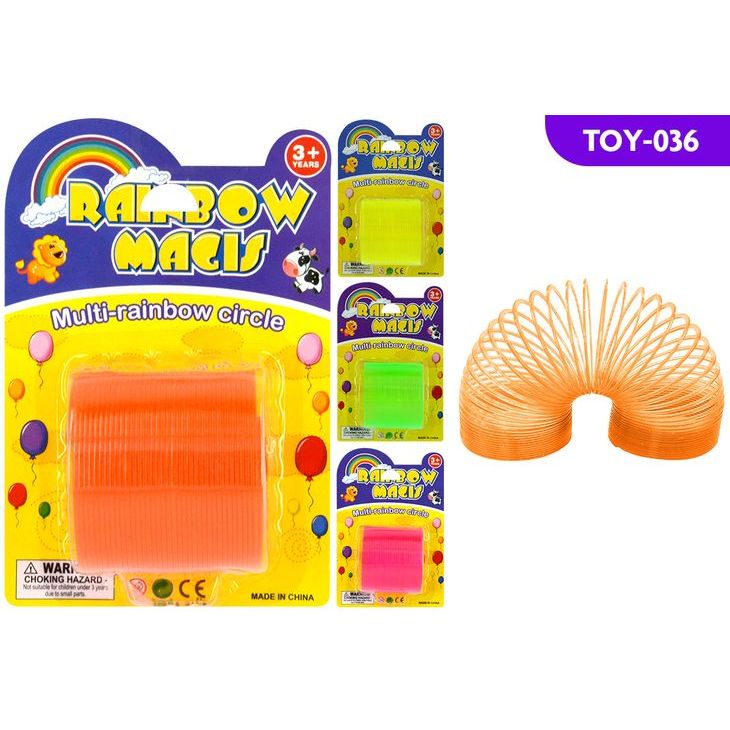 Rainbow Spring Toy SKU TOY-036 - Dollars and Sense