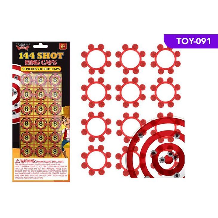 Cap Toy Gun Shots - Premium SKU TOY-091 - Dollars and Sense
