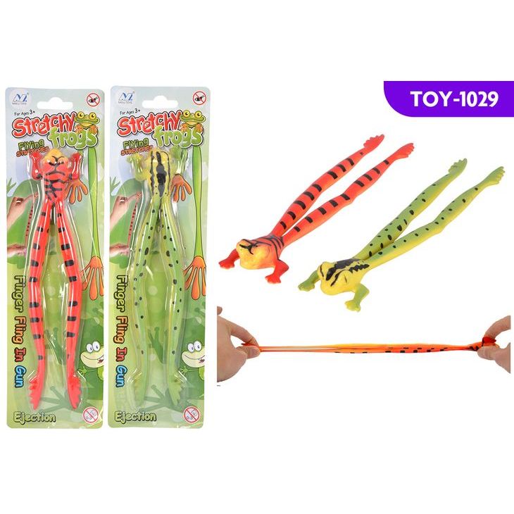 Stretchy Frog SKU TOY-1029 - Dollars and Sense