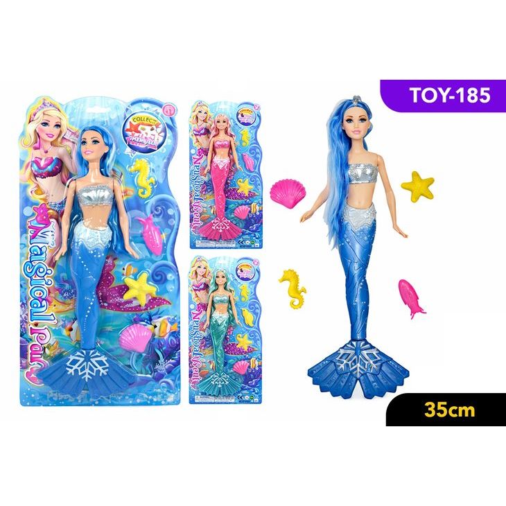 Mermaid Toy Doll Bendable