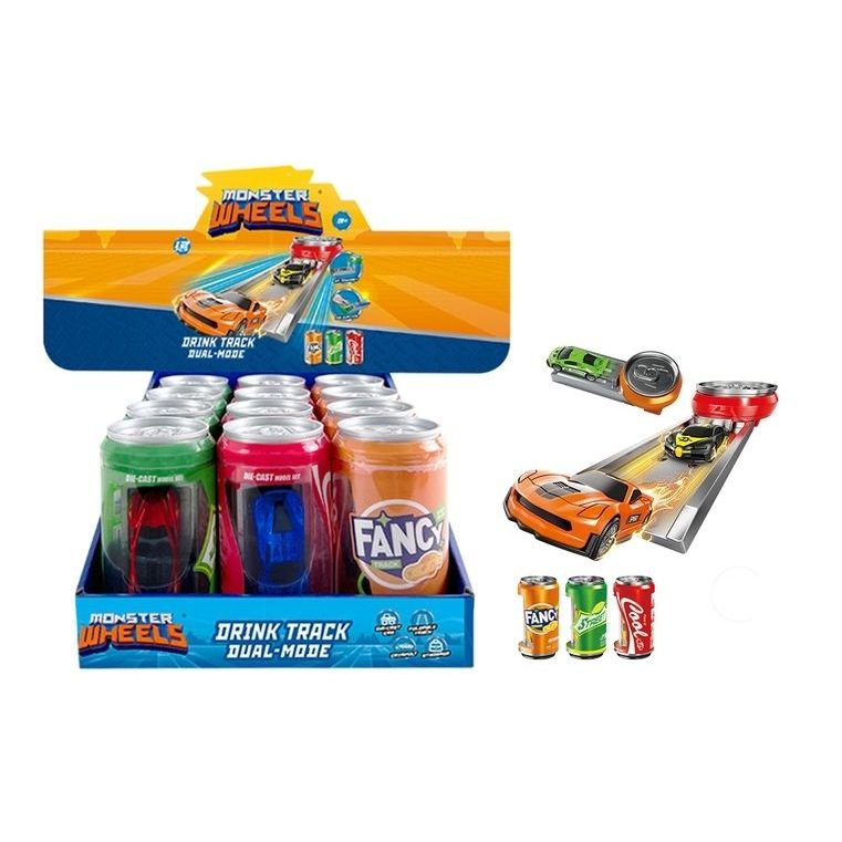 1PC LAUNCHING GAME IN CAN W/DIECAST CAR - Dollars and Sense