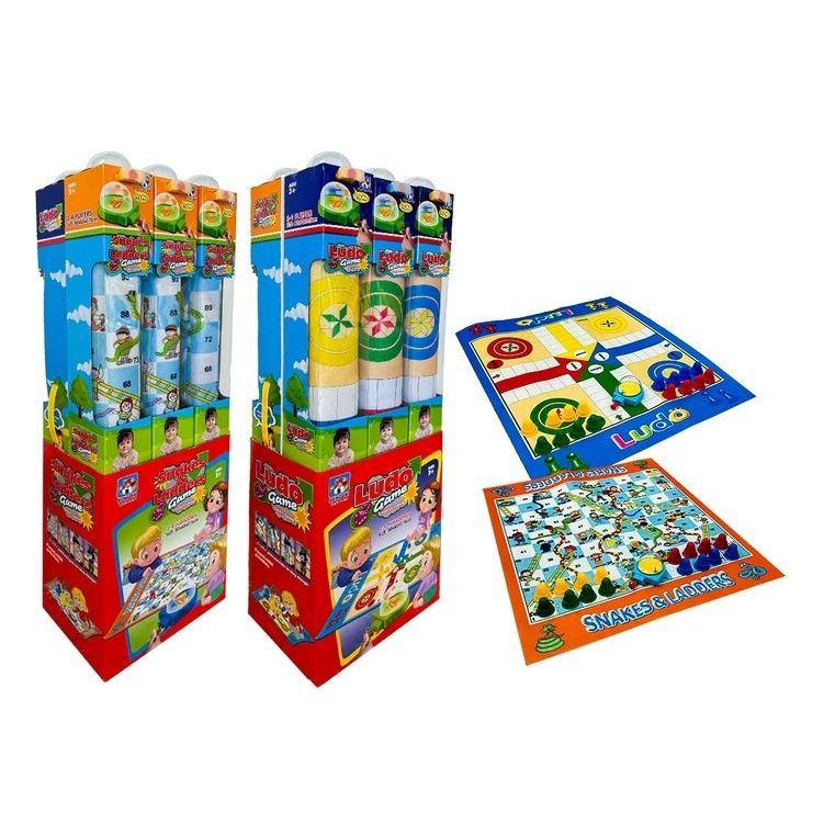 1PK LUDO CARPET GAME 80X60CM 2 AST PDU - Dollars and Sense