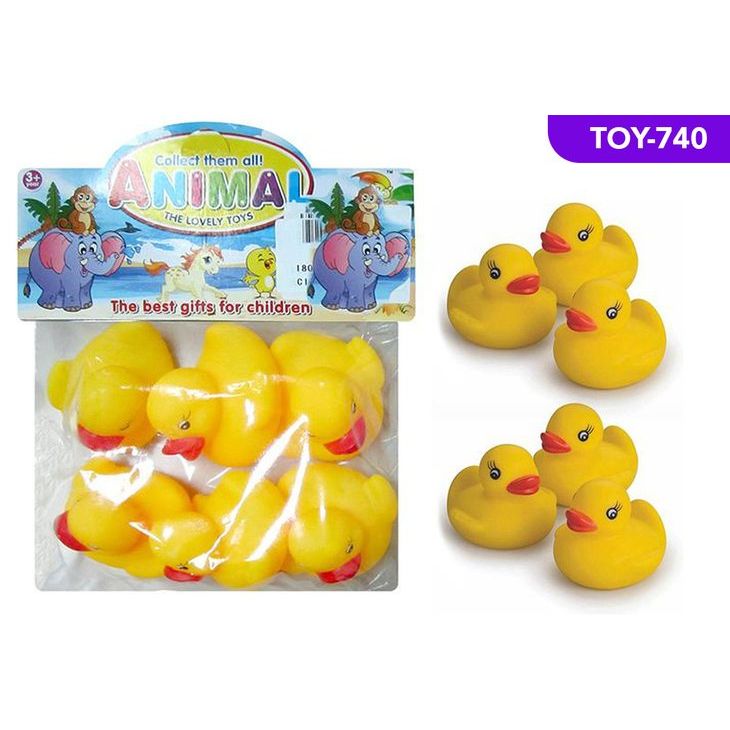 Small Bath Ducks 6pce