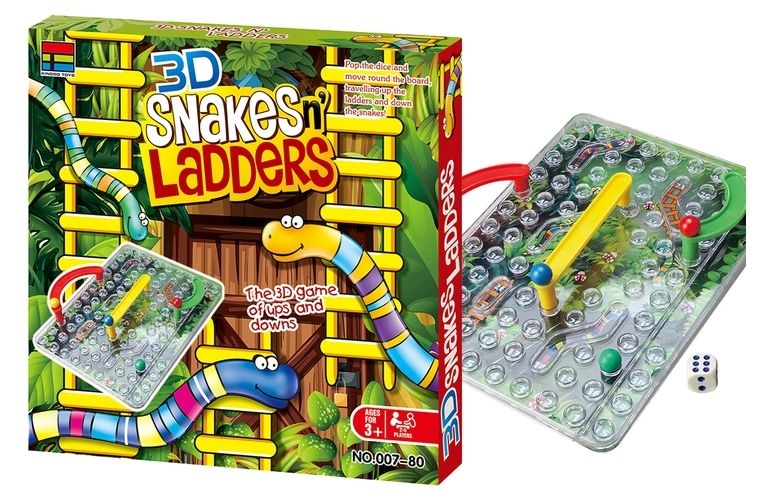 1pack 3D Snake & Ladders