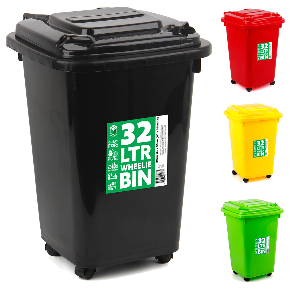Wheely Bin - Assorted Colours PICK UP ONLY - Dollars and Sense