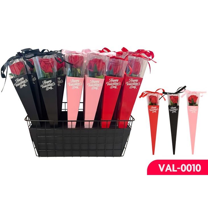 1Pc Single Rose Gift Display 40Cm