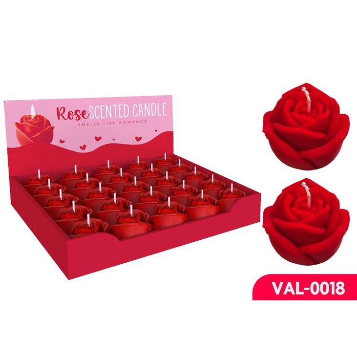 1Pc Rose Scented Candle
