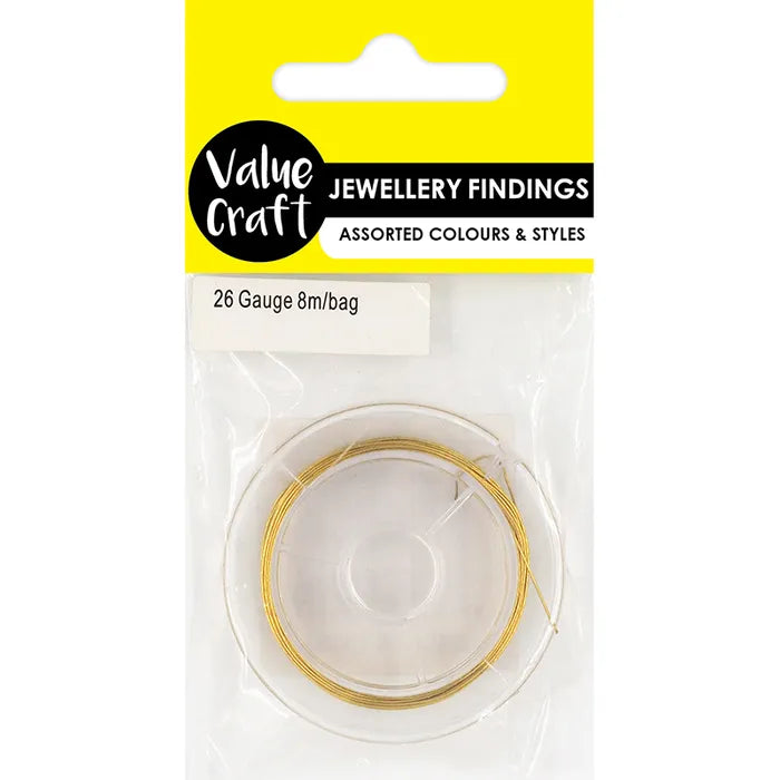 Jewellery Findings Wire - Gold - Dollars and Sense
