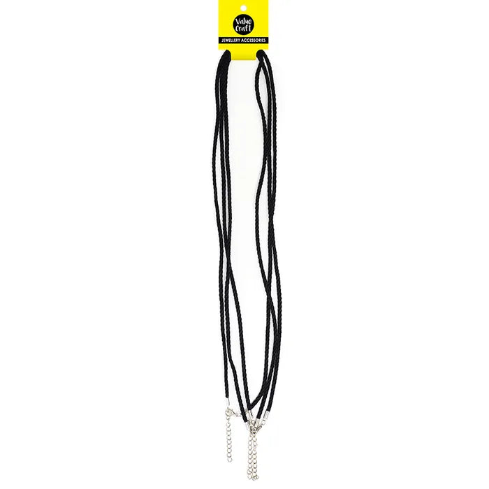 Necklace Cords - Black - Dollars and Sense