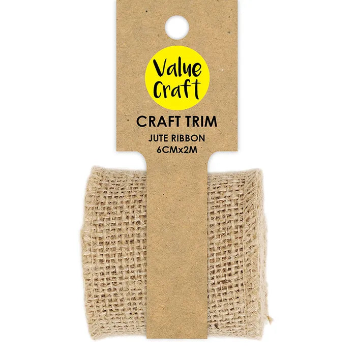 Craft Trim Jute Ribbon - Natural - Dollars and Sense