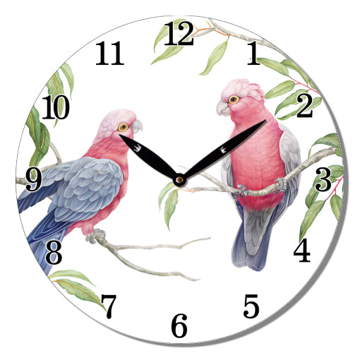 28.8cm MDF Galah Wall Clock