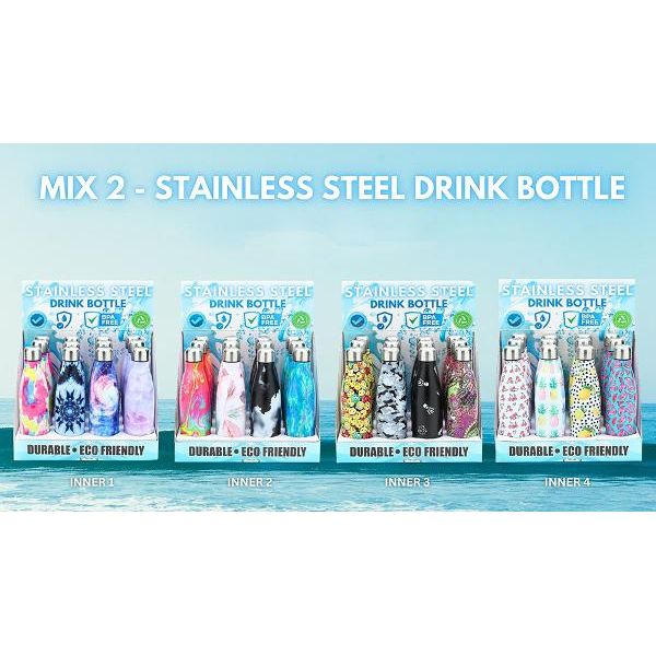 Drink Bottle - Stainless Steel - Dollars and Sense