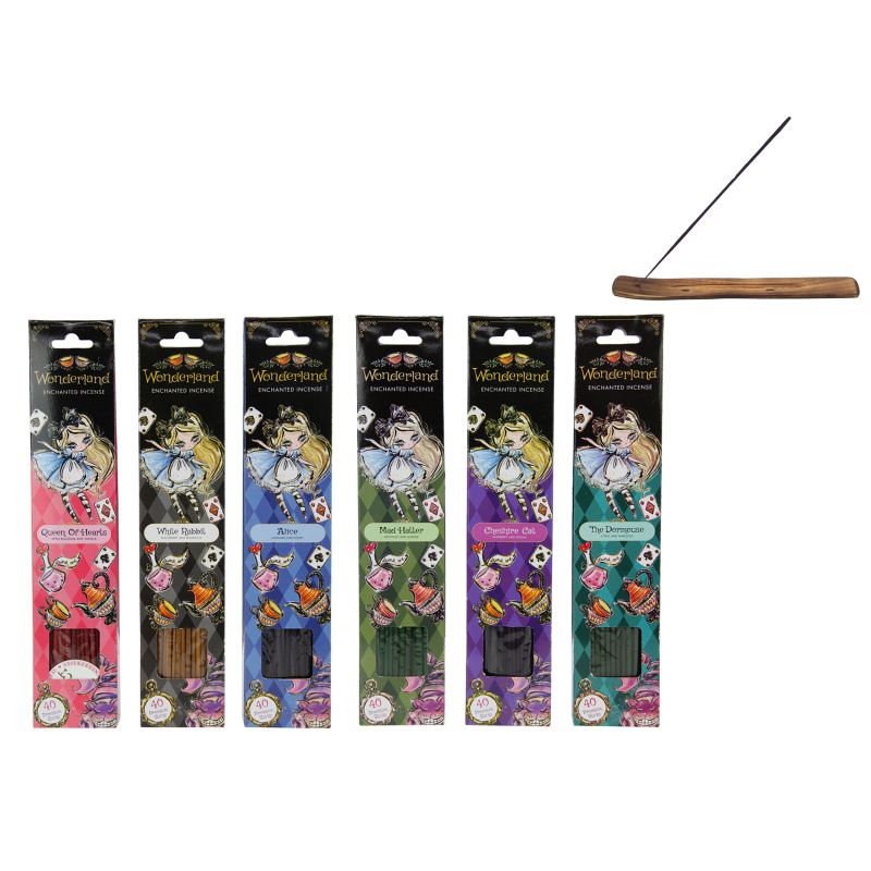 Wonderland Incense Sticks w/Holder 6 Ass SKU WONINST - Dollars and Sense