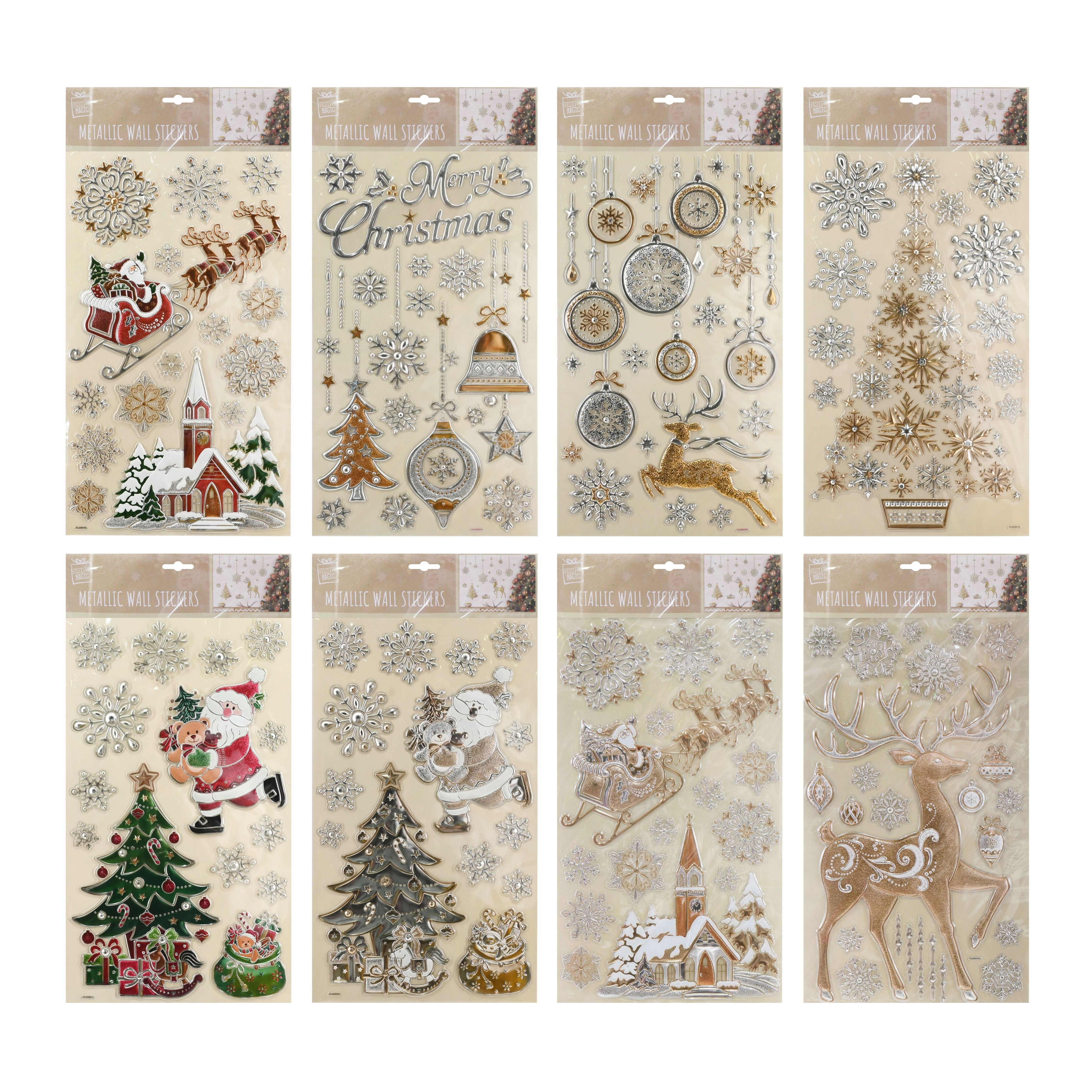 Wall Stickers Metallic Puffy New Mix
