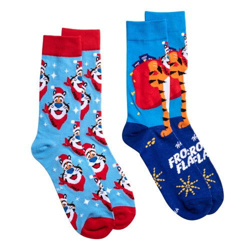 Xmas Socks Frosted Flakes Mens Crew Folded 2pk Default Title