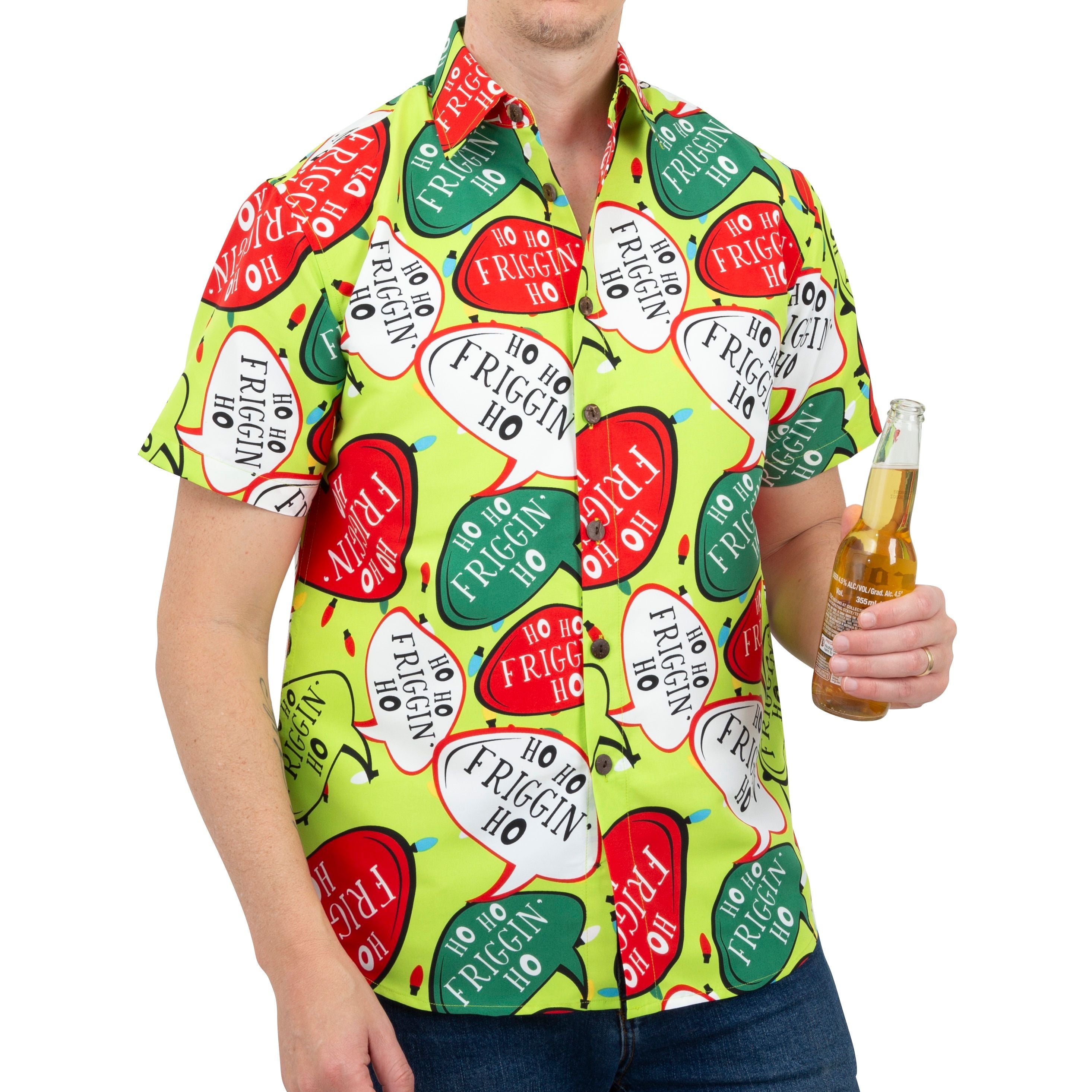 Christmas Mean Green Shirt Mens Asst
